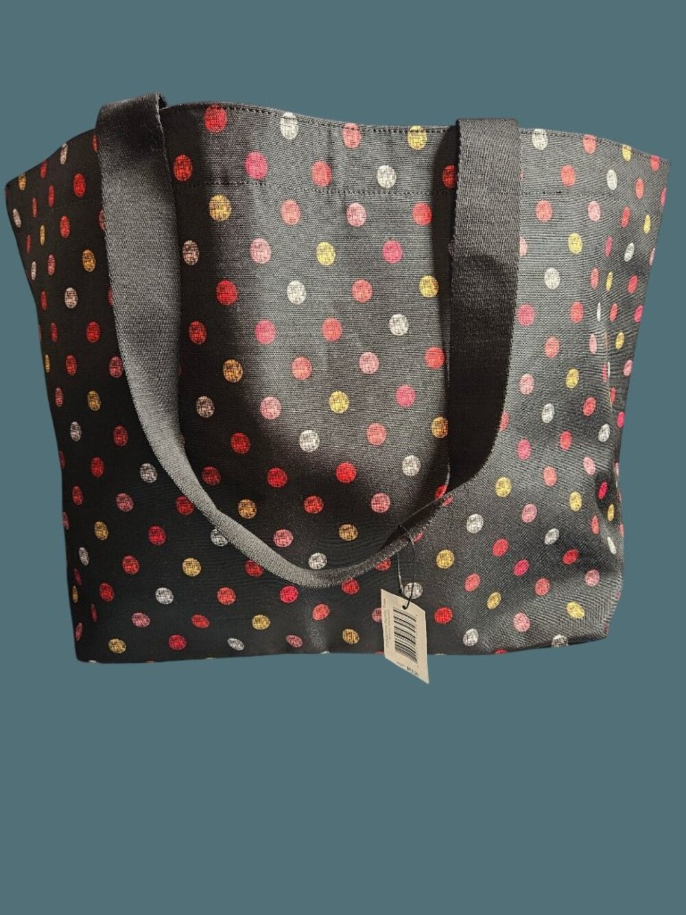 Vera Bradley Havana Dots Beach Travel Drawstring Closure Family Large Tote Bag - Picture 3 of 13